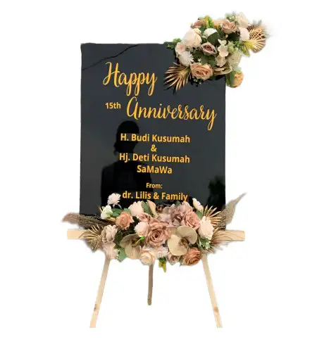 Papan Bunga Akrilik Lelateng